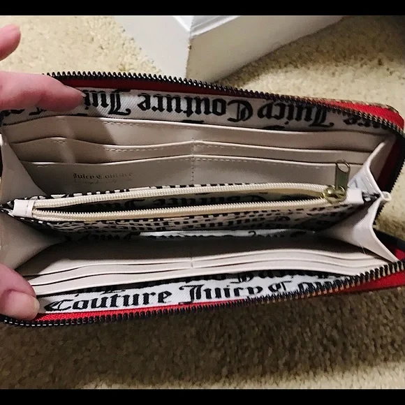 🆕🔥HTF/RARE JUICY COUTURE BEAUTIFUL RED&BROWN WALLET STILL IN THE BOX NWT&NIB - Picture 7 of 13